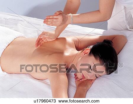 Back Massage, Close-Up View Large Photo Image Stock Image - Back Massage, Close-Up. Fotosearch