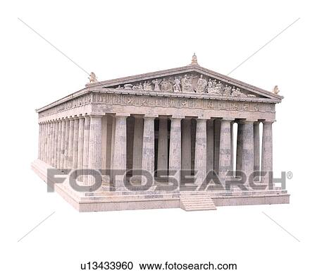 Stock Image - outdoors, floor, pillars, building, columns. Fotosearch