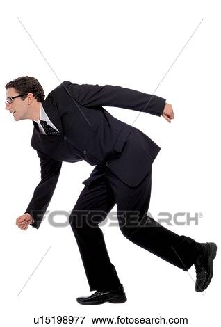 Stock Photo - human cut outs, one person, white background, well-dressed. Fotosearch