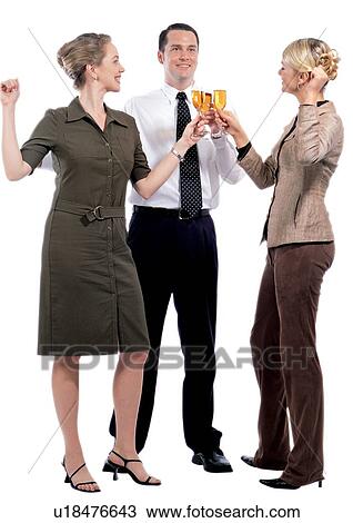 white background, excitement, standing, glasses, smiling View Large Photo Image Stock Image - white background, excitement, standing, glasses, smiling. Fotosearch