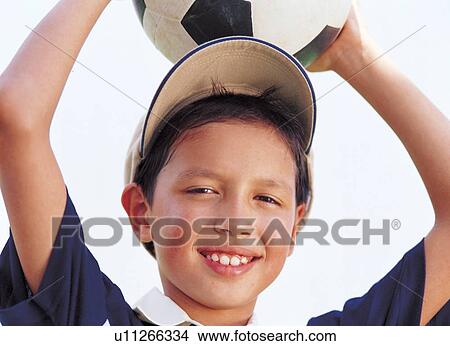 ball, boy, 6-7 years View Large Photo Image Picture - ball, boy, 6-7 years. Fotosearch