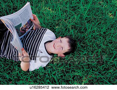 book, carefree, boy, 6-7 years View Large Photo Image Stock Image - book, carefree, boy, 6-7 years. Fotosearch