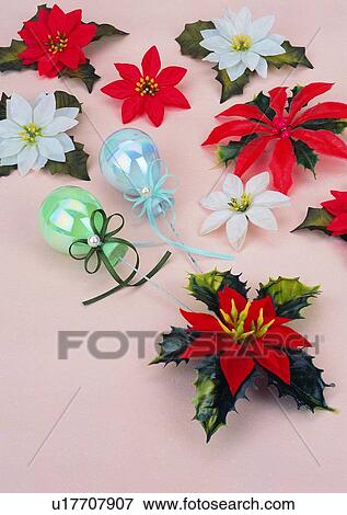, glass ball, Christmas, poinsettia, decoration, holiday View Large Photo Image Stock Photo - , glass ball, Christmas, poinsettia, decoration, holiday. Fotosearch