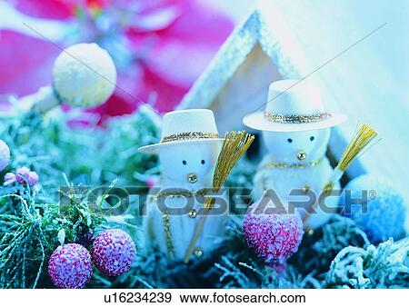 hat, holiday, decoration, tree, snow man, Christmas, colorful View Large Photo Image Stock Photo - hat, holiday, decoration, tree, snow man, Christmas, colorful. Fotosearch