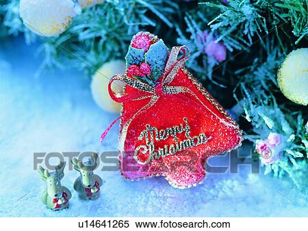 Stock Photography - , holiday, tree, deer, decoration, Christmas. Fotosearch