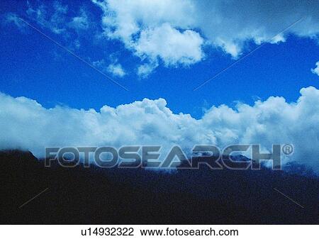 Stock Image - scenery, daytime, light, sky, cloud, mountain. Fotosearch