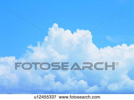 Stock Photo - scenery, daytime, light, sky, cloud, blue. Fotosearch