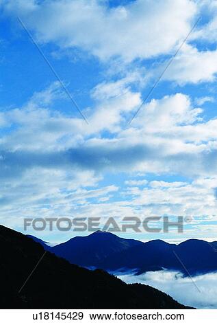 scenery, daytime, light, sky, cloud, mountain View Large Photo Image Stock Photo - scenery, daytime, light, sky, cloud, mountain. Fotosearch