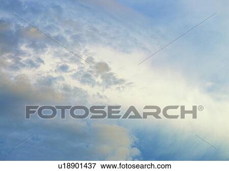 Stock Photo - scenery, daytime, light, sky, cloud, blue. Fotosearch
