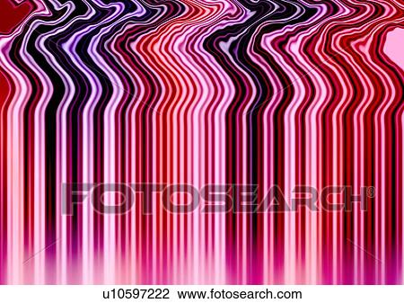 Stock Image - Close-up of a bright striped pattern. Fotosearch