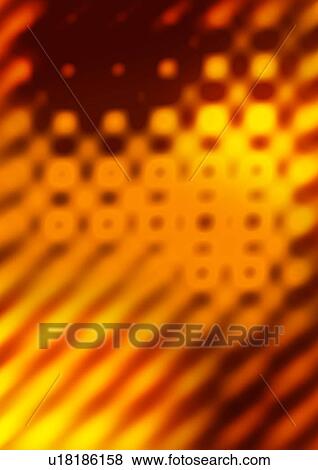 Stock Photo - Close-up of a yellow and black light pattern. Fotosearch