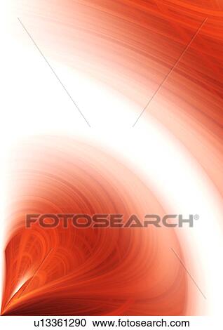 Stock Image - Close-up of concentric circles in red and white colors. Fotosearch