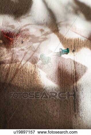 Stock Photo - Close-up of a brown and white pattern. Fotosearch