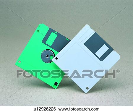 Stock Photograph - disks, storage, objects. Fotosearch