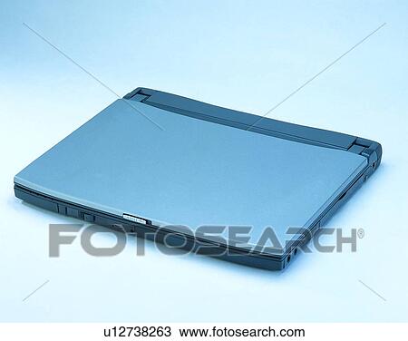 Stock Image - object, computer, notebook, portable. Fotosearch