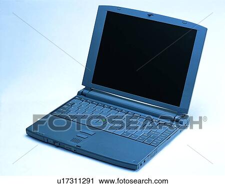 Stock Image - object, notebook, portable, computer, screen. Fotosearch