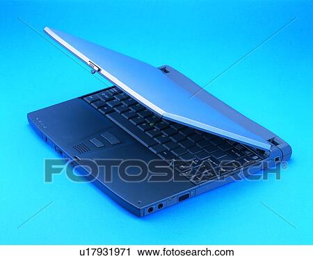 Stock Image - object, notebook, portable, computer. Fotosearch