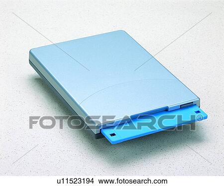 Picture - object, storage, portable, floppy drive, disk. Fotosearch