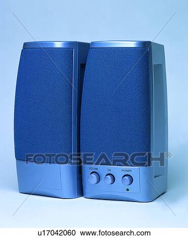 Stock Image - objects, speakers, sound, output. Fotosearch