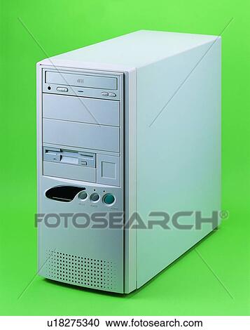 Stock Image - tower, system, object, computer, cpu. Fotosearch