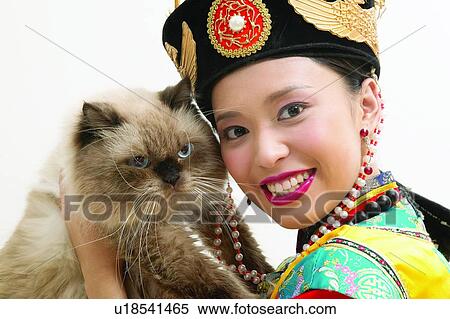 Stock Photography - Pets, Bead, One Person, Mammal, Cheerful. Fotosearch