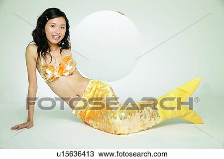 Shadow, Mermaid, 18-19 Years, Long Hair, Looking At Camera View Large Photo Image Stock Image - Shadow, Mermaid, 18-19 Years, Long Hair, Looking At Camera. Fotosearch