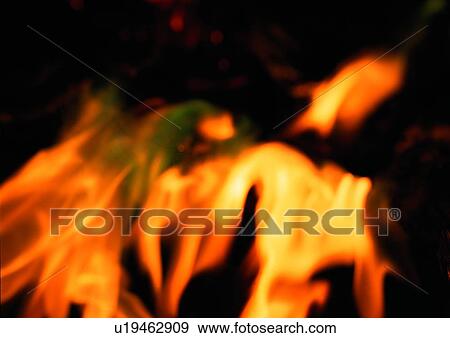 Stock Photo - light, abstract, background, fire. Fotosearch