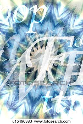 Close-up of words superimposed on a background of light View Large Photo Image Stock Image - Close-up of words superimposed on a background of light. Fotosearch