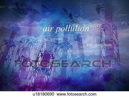Text superimposed on a background of an industry View Large Photo Image Stock Image - Text superimposed on a background of an industry. Fotosearch