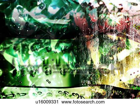 Close-up of water drops superimposed on a green background View Large Photo Image Stock Image - Close-up of water drops superimposed on a green background. Fotosearch