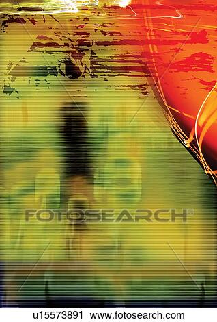 Stock Image - design, superimposed, pattern, artwork. Fotosearch