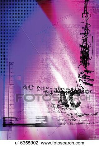 Stock Image - design, superimposed, pattern, artwork. Fotosearch