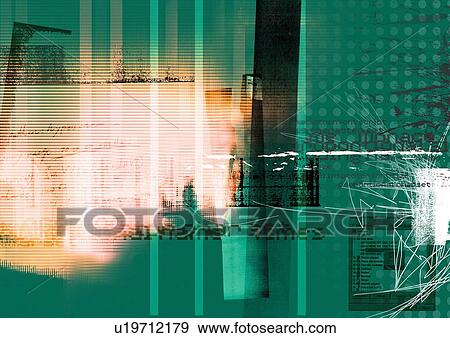 Stock Photo - design, superimposed, pattern, artwork. Fotosearch