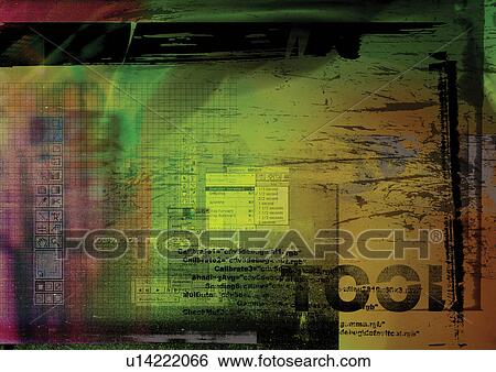 Stock Photograph - design, superimposed, pattern, artwork. Fotosearch
