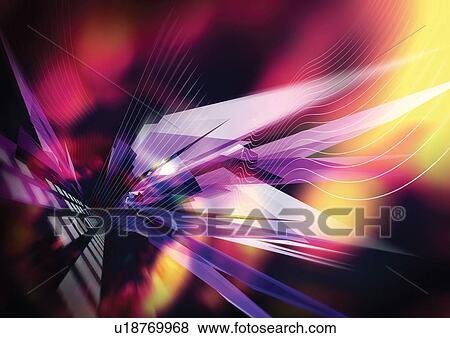 Stock Photo - pattern, graphics, envisioning, superimposed, imagery, background. Fotosearch
