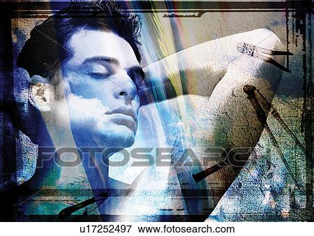 Stock Photo - representation, creativity, shape, pattern, illusionary, streaks, art. Fotosearch