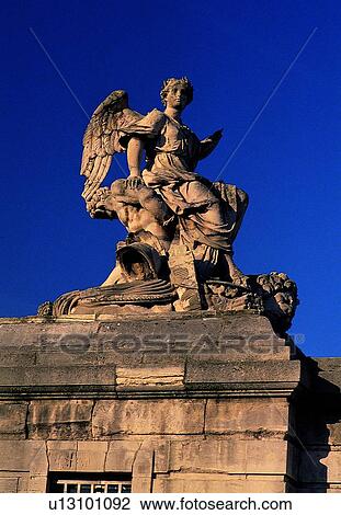 blue sky, European, tourist attraction, sculpture, Europe, architecture View Large Photo Image Stock Image - blue sky, European, tourist attraction, sculpture, Europe, architecture. Fotosearch