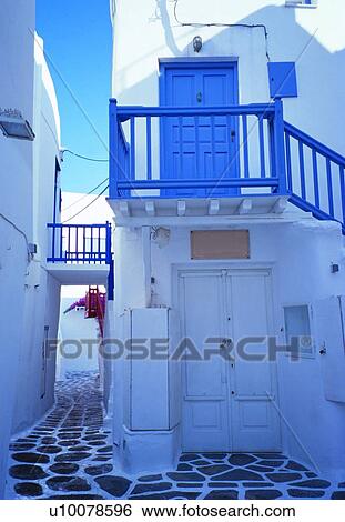 door, European, white, Greece, Europe, blue, day View Large Photo Image Stock Photograph - door, European, white, Greece, Europe, blue, day. Fotosearch