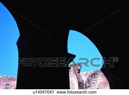 Stock Photo - Europe, ruin, classic, shadow, tourist attraction, architecture. Fotosearch