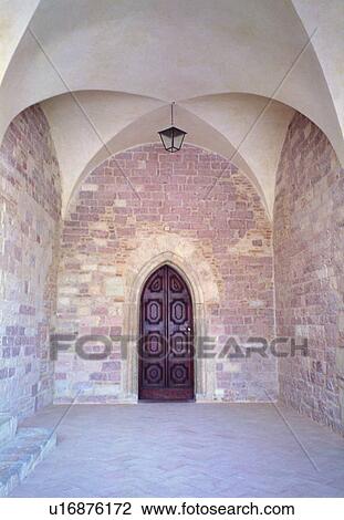 Stock Image - gate, European, tourist attraction, building, Europe, architecture. Fotosearch