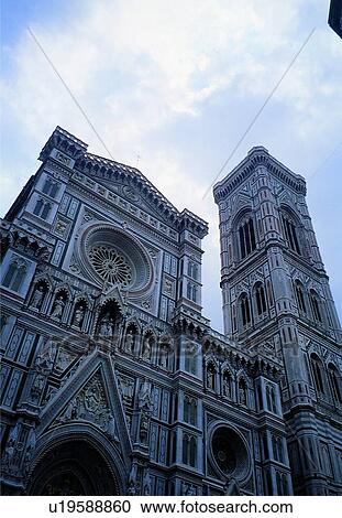 Stock Image - tower, day, sky, classic, art, gate, bell tower. Fotosearch