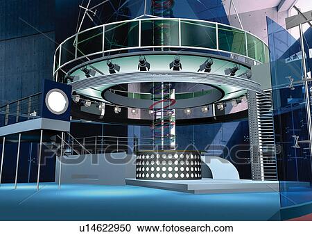 Stock Image - Circle, Computer Graphic, Decor, Design, Digitally Generated Image. Fotosearch