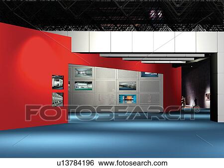 Computer Equipment, Computer Monitor, Computer Graphic, Exhibition Hall, Digitally Generated Image, Indoor View Large Photo Image Stock Photograph - Computer Equipment, Computer Monitor, Computer Graphic, Exhibition Hall, Digitally Generated Image, Indoor. Fotosearch