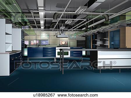 Stock Photo - Digitally Generated Image, Architecture, Design, Table, Business. Fotosearch