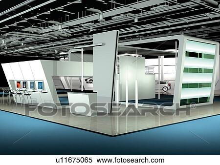 Graphic representation of a car showroom View Large Photo Image Stock Photography - Graphic representation of a car showroom. Fotosearch