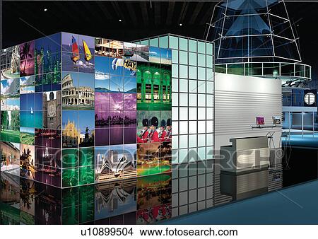 Graphic representation of a showroom View Large Photo Image Picture - Graphic representation of a showroom. Fotosearch