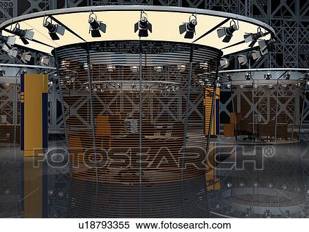 Stock Photography - Office, Chair, Design, Decor, Table, Exhibition Hall. Fotosearch