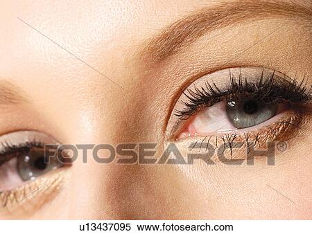 Stock Photography - Female eyes . Fotosearch