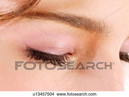 Part Of, Indoor, Individuality, Identify, Eyelid View Large Photo Image Picture - Part Of, Indoor, Individuality, Identify, Eyelid. Fotosearch