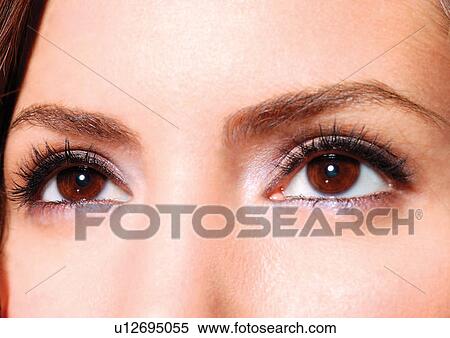 Stock Photography - Young Adult, Young Woman, One Young Woman Only, One Person, Human Face, Detail. Fotosearch